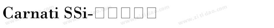Carnati SSi字体转换